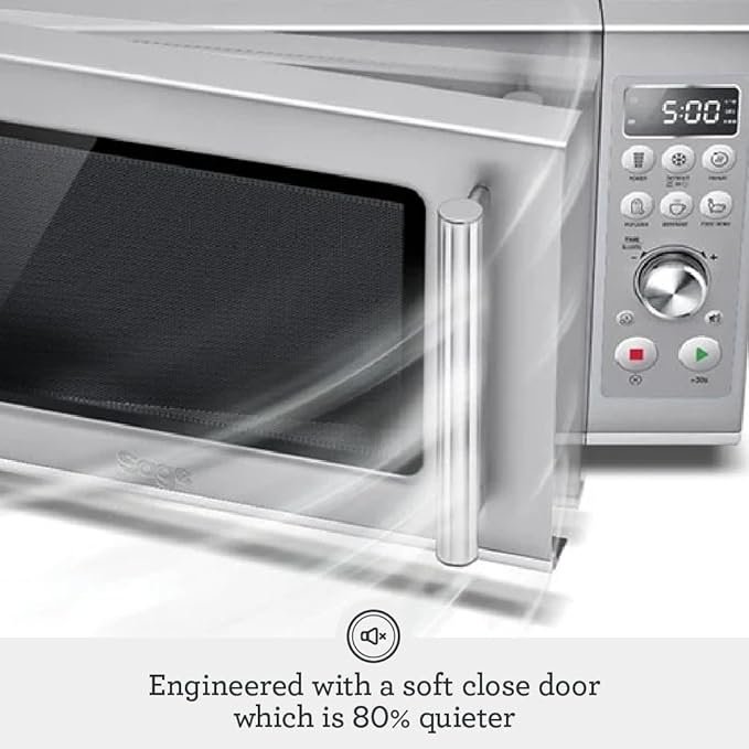 61-u6gOqwDL._AC_SX679_-1.jpg Breville BMO650SIL Compact Wave Soft Close Countertop Microwave Oven, Silver