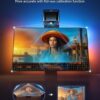 61218JjZIIL._AC_SY679_.jpg Govee TV Backlight 3 Lite with Fish-Eye Correction Function Sync to 75-85 Inch TVs, 16.4ft RGBICW Wi-Fi LED Strip Lights with Camera, 4 Colors in 1 Lamp Bead, Voice and APP Control, Adapter