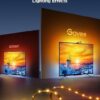 615zX4mpEL._AC_SY679_.jpg Govee TV Backlight 3 Lite with Fish-Eye Correction Function Sync to 75-85 Inch TVs, 16.4ft RGBICW Wi-Fi LED Strip Lights with Camera, 4 Colors in 1 Lamp Bead, Voice and APP Control, Adapter