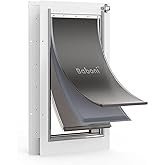 6181kL7sJyL._AC_UL165_SR165165_.jpg Baboni Pet Door for Wall,3-Flap,Steel Frame and Telescoping Tunnel, Aluminum Lock, Double Flap Dog Door and Cat Door, Strong and Durable (Pets Up to 100 Lb) -Large