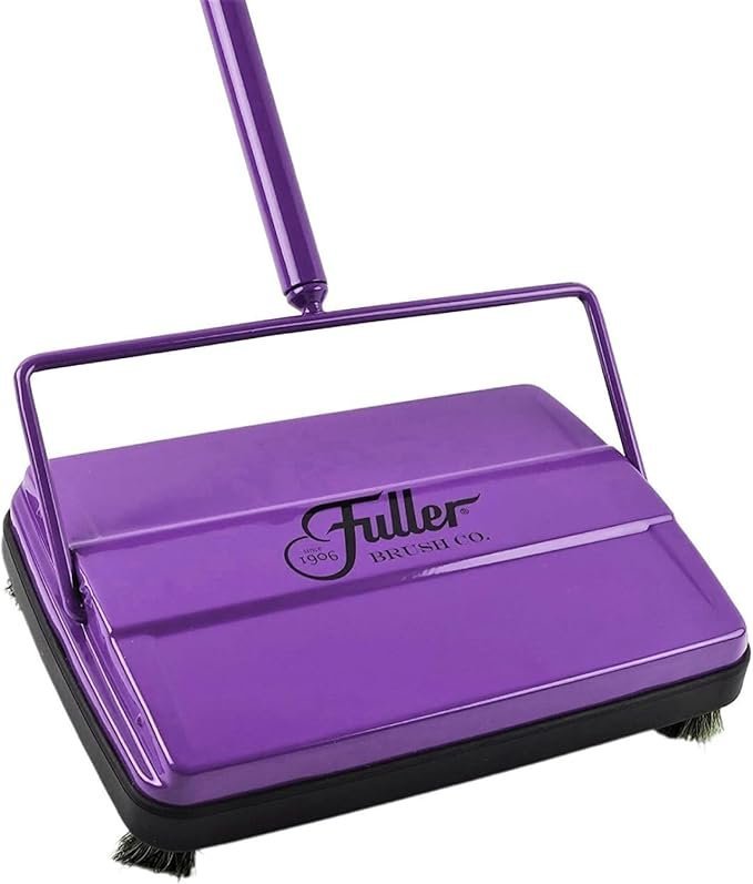 61B4Bio7HTL._AC_SX679_-1.jpg Fuller Brush 17032 Electrostatic Carpet & Floor Sweeper – 9″ Cleaning Path – Lightweight – Ideal for Crumby Messes – Works On Carpets & Hard Floor Surfaces – Purple