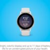 Garmin vívoactive 5, Health and Fitness GPS Smartwatch, AMOLED Display, Up to 11 Days of Battery, Ivory