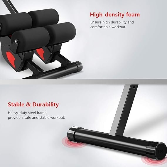 61UH2cHhpuL._AC_SX569_.jpg Fitlaya Fitness ab machine, ab workout equipment for home gym, Height Adjustable ab trainer, foldable fitness equipment.