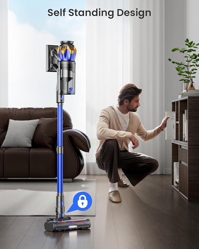 61a1ObFvAYL._AC_SX679_.jpg Cordless Vacuum Cleaner, Upgraded 650W 55KPA 70Mins Cordless Stick Vacuum Cleaner with Self-Standing and Touch Screen, Anti-tangle Wireless Vacumm, Vacuum Cleaners for Home/Pet Hair/Carpets/Floors