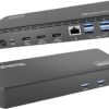 61giHIGDyL._AC_SX425_.jpg Plugable USB C Triple Display Docking Station | 100W PD, 3x HDMI (1x 4K 30Hz, 2x 1080p 60Hz), 6x USB 5Gbps Ports | Windows, macOS, ChromeOS Compatible – Enhance Productivity with Multi-Monitor Support