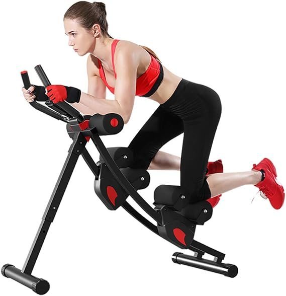 61oeBHqRsmL._AC_SX569_.jpg Fitlaya Fitness ab machine, ab workout equipment for home gym, Height Adjustable ab trainer, foldable fitness equipment.