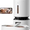 61t1Rhe008L._AC_SX679_.jpg PETLIBRO Automatic Cat Feeder with Camera for Two Cats, 1080P HD Video with Night Vision, 5G WiFi Pet Feeder with Phone APP Control, 2-Way Audio for Cat & Dog, Low Food & Motion & Sound Alerts