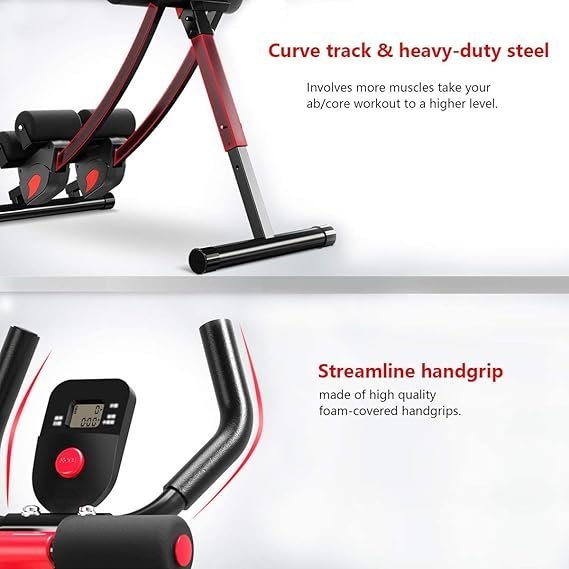 61yoOJTsDgL._AC_SX569_.jpg Fitlaya Fitness ab machine, ab workout equipment for home gym, Height Adjustable ab trainer, foldable fitness equipment.