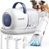 6911b523-e361-4427-8e97-f436e0b6eaf6.__AC_SR166182___.jpg oneisall Dog Vacuum & Dryer for Shedding Grooming, 8 in 1 Dog Grooming Kit with Metal Blade Pet Clippers, Adjustable Speed and Temperature Control Blower