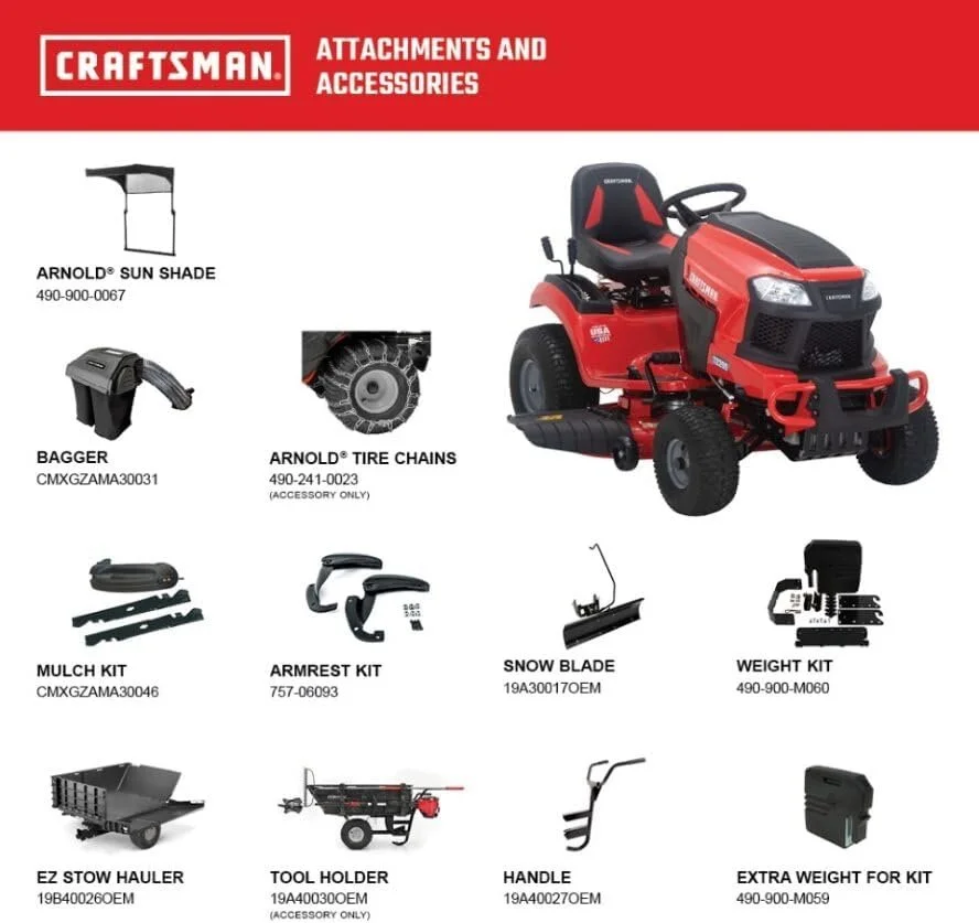 7-29-1.webp Craftsman T2200K 42-in 20 HP 725cc Hydrostatic Riding Mowers.