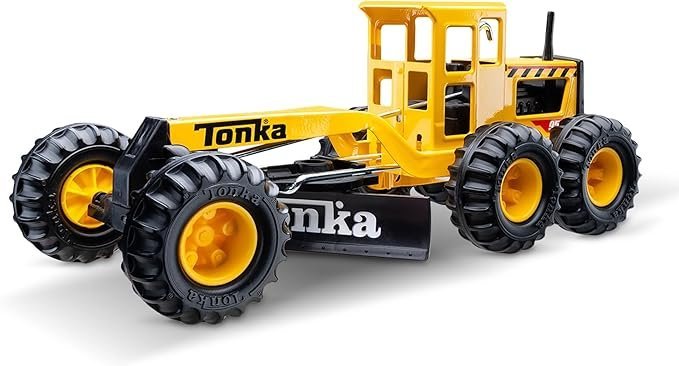 710JqAKvY3L._AC_SX679_.jpg Tonka Steel Classics Road Grader – Made with Steel & Sturdy Plastic, Yellow Toy Construction Truck, Boys and Girls, Kids, Toddlers, Ages 3+
