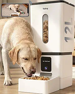 711PMHY1URL._AC_SY300_SX300_QL70_FMwebp_.webp Automatic Dog Feeder Large Breed with Camera β 12L/50 Cups 5G WiFi App Control Dog Food Dispenser, Easy Setup, HD 1080P Video with Night Vision by Yakry