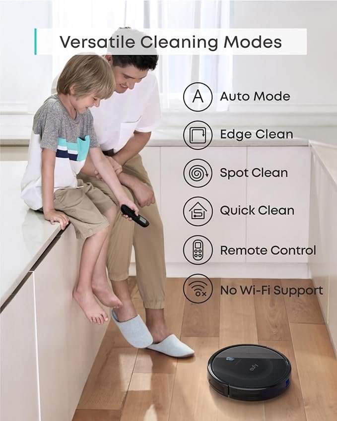 7167jk-r-L._AC_SX679_.jpg eufy Robot Vacuum 11S MAX, Super Thin, Powerful Suction, Quiet, Self-Charging Robotic Vacuum Cleaner, Cleans Hard Floors to Medium-Pile Carpets, Black
