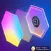 718JioNq7lL._AC_SY679_.jpg Govee Glide Hexa Light Panels, RGBIC Hexagon LED Wall Lights, Wi-Fi Smart Home Creative Wall Lights with Music Sync, Works with Alexa Google Assistant for Indoor Gaming Decor, 10 Pack