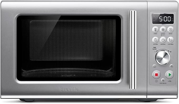 71Fm6VcUL._AC_SX679_.jpg Breville BMO650SIL Compact Wave Soft Close Countertop Microwave Oven, Silver