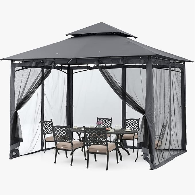 71JPFssqtNL._AC_SX679_.jpg ABCCANOPY 10x10 Patio Gazebo with Mosquito Netting
