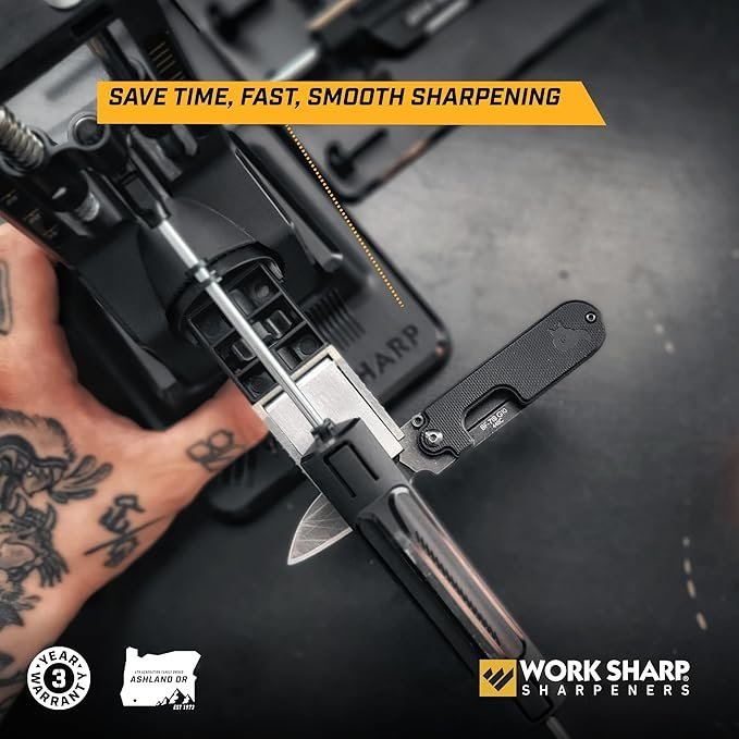 71JygIAIVFL._AC_SX679_.jpg Work Sharp Precision Adjust Elite Knife Sharpener – Adjustable Knife Sharpening System – For Hunting, Serrated & Kitchen Knives