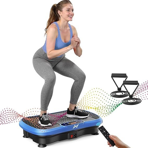 71QH5ti5pWL._AC_SX569_.jpg AXV Vibration Plate Fitness Platform Exercise Machine Vibrating Shaking Full Body Shaker Workout Vibrate Stand Shake Board Sport Gym for Weight Loss Fat Burner for Women Men