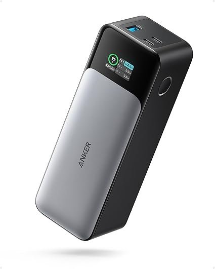 71QrhaWkAL._AC_SX425_.jpg Anker 737 Power Bank, 140W Max 3-Port Laptop Portable Charger, 24,000mAh, Smart Display, Compatible with iPhone 16 / 15 / 14 Series, Vision Pro, Samsung, MacBook, and More