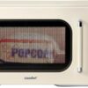 COMFEE’ Retro Microwave Oven, Small Microwave with 6 Auto Menus, 0.9 cu.ft Countertop Compact Microwave with Multi-stage Cooking, Mute Function, LED digital, Apricot/900W, CMO-MMP02AA(AT)
