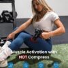 71YkCvdPBML._AC_SX569_.jpg RENPHO Active Thermacool Deluxe Massage Gun Deep Tissue with Charging Stand, Mothers Day Gifts Back Massager with Heat and Cold Head, Percussion Body Muscle Masajeador for Athletes Pain Relief