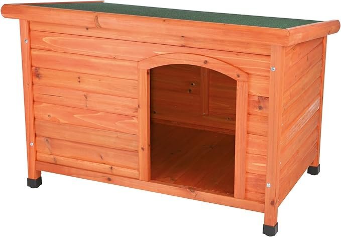 TRIXIE Pet Products Dog Club House, Large,Glazed Pine,40.75×26.75×28.25 Inch (Pack of 1),39552