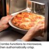 71j4bdI1lqL._AC_SX679_.jpg Chefman MicroCrisp Countertop Microwave Oven and Convection Oven, with Integrated Crisper, Guided Touchscreen Interface, 10 Power Levels, Mute Function, and Eco Mode, 1800W and 0.8 Cu. Ft. – Black