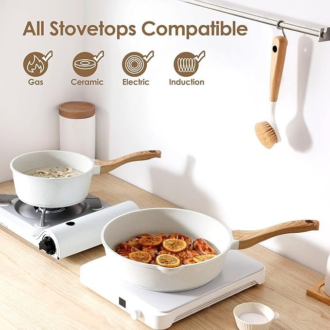 71lPpFh9YBL._AC_SX679_.jpg SENSARTE Nonstick Ceramic Cookware Set, 13-Piece Non-toxic Pots and Pans Set, Healthy Kitchen Cooking Set with Stay-Cool Handles, Silicone Tools and Pot Protectors, PFAS Free
