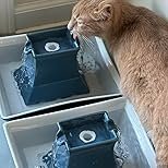 71n4qiZxuJL._AC_UC154154_CACC154154_QL85_.jpg PetSafe Drinkwell Pagoda Fountain – Hygienic Ceramic Continuous Flowing Fountain – Elevated Upper Bowl & Double Free-Falling Stream Design – Minimalist Pet Hydration Station – 70 oz Capacity