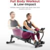 71uAYxod0SL._AC_SX569_.jpg Sunny Health & Fitness Compact Adjustable Rowing Machine with 12 Levels of Resistance for Complete Body Workouts and Optional Free SunnyFit App Enhanced Connectivity