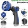 SPECILITE 200ft 304 Stainless Steel Garden Hose Metal, Heavy Duty Water Pipe with Nozzles for Yard, Outdoor – Flexible, Never Kink & Tangle, Puncture Resistant (Sliver)