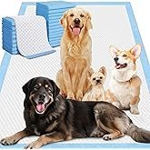 PETSWORLD Extra Large Potty Pads for Dogs, Odor Eliminating 30″ x 36″, 150 Count Pee Pads for Dogs, Gigantic XL Dog Pads, 5 Layer Ultra Absorbent Technology, Leak Proof Training Pads for Dogs & Cats