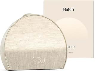 814DUVqPmJL._AC_SX322_CB1169409_QL70_.jpg Hatch Restore 3 Sunrise Alarm Clock, Sound Machine, Smart Light (Putty) – White Noise, Screen-Free Sleep Routine