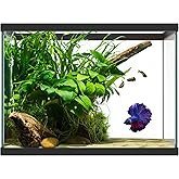 818O1SjkzqL._AC_UL165_SR165165_.jpg Tetra Glass Aquarium 29 Gallons, Rectangular Fish Tank, Assorted Color