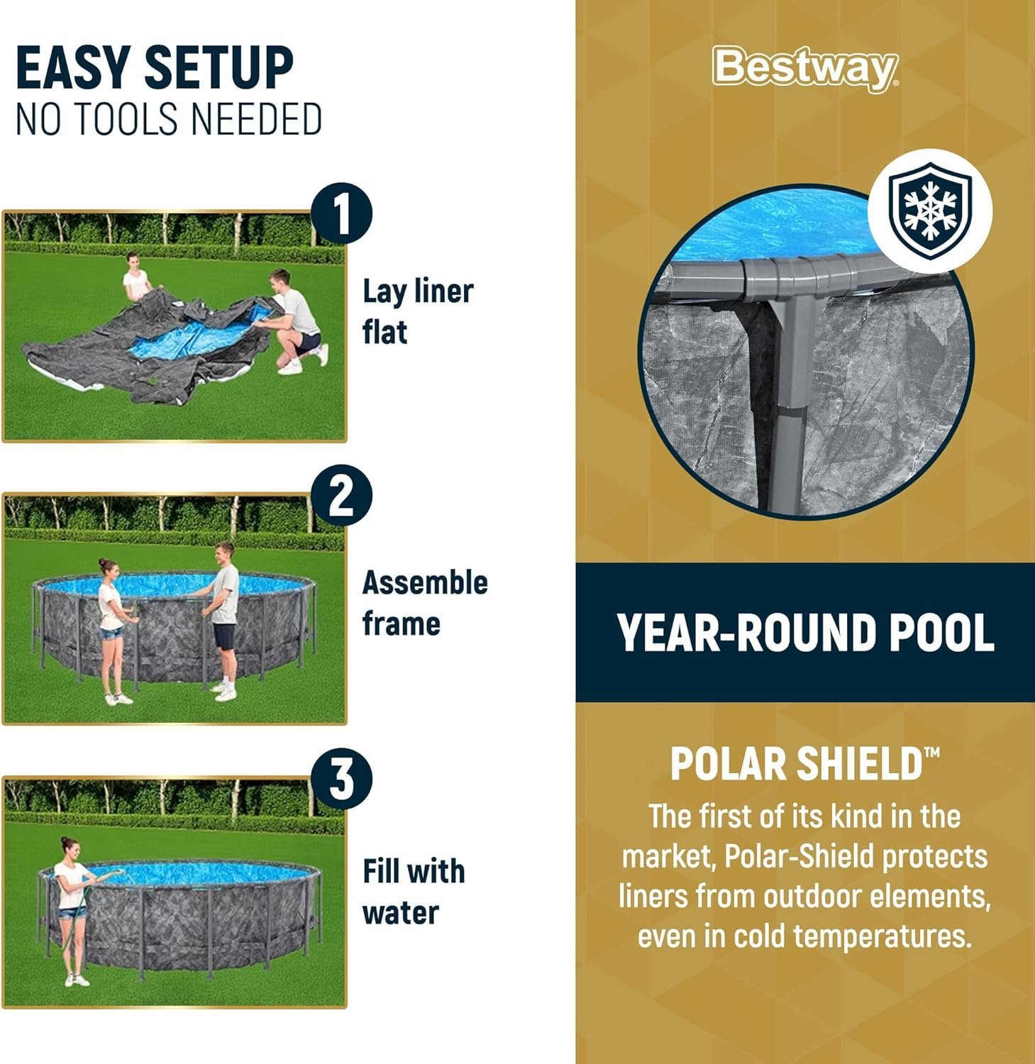 81BEU917NL._AC_SL1500_.jpg Bestway APX 365 18’x52″ Round Above Ground Swimming Pool Set with Pump & Ladder