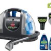 Bissell Little Green Pet Deluxe Portable Carpet Cleaner and Car/Auto Detailer, 3353, Gray/Blue