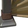 APEX GARDEN Four-Side Privacy Side Wall Curtain Set for 10-ft x 12-ft Gazebo (Beige)
