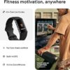 81MZW0ucn7L._AC_SX425_.jpg Fitbit Charge 6 Fitness Tracker with Google apps, Heart Rate on Exercise Equipment, 6-Months Premium Membership Included, GPS, Health Tools and More, Obsidian/Black, One Size (S & L Bands Included)