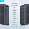 Anker Nano Laptop Docking Station with Detachable Hub, 13-in-1 USB-C Triple Display Docking with 2 HDMI+1 DP, 10 Gbps USB-C, 3 USB-A, Audio, SD/TF, Ethernet, 100W Max PD for Dell, Lenovo, HP, and More