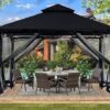 81WZt1UemJL._AC_SX679_.jpg ABCCANOPY 10x12 Patio Gazebo with Mosquito Netting