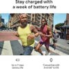81WxZgQlR0L._AC_SX425_.jpg Fitbit Charge 6 Fitness Tracker with Google apps, Heart Rate on Exercise Equipment, 6-Months Premium Membership Included, GPS, Health Tools and More, Obsidian/Black, One Size (S & L Bands Included)