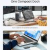 Anker Nano Laptop Docking Station with Detachable Hub, 13-in-1 USB-C Triple Display Docking with 2 HDMI+1 DP, 10 Gbps USB-C, 3 USB-A, Audio, SD/TF, Ethernet, 100W Max PD for Dell, Lenovo, HP, and More