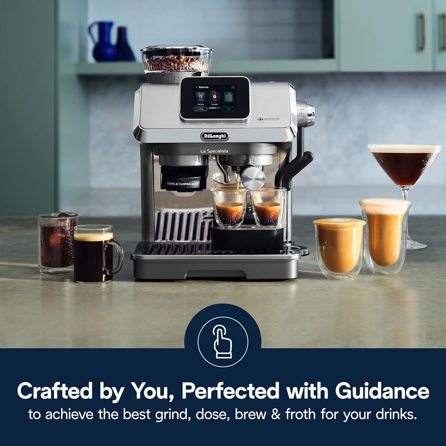 81kAALGMNL._AC_SL1500_.jpg De’Longhi La Specialista Touch Espresso Machine with Cold Brew