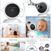 81lmObo0pPL._AC_SX425_.jpg ARENTI Baby Monitor with 2 Cameras, 2K/3MP WiFi 6 Camera and Audio, 5-inch Wireless Screen, Smartphone App, Super Night Vision, Crying Detection, Auto Tracking, Temp&Humidity Sensor (D3 Set)