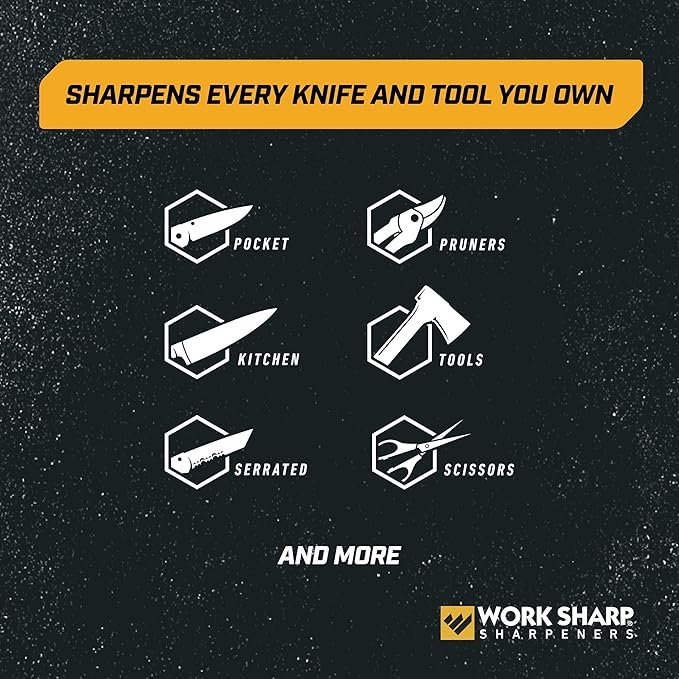 Work Sharp MK2 Professional Electric Knife and Tool Sharpener – Adjustable Tool and Knife Sharpening System