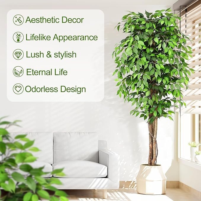 81pt2JPSqXL._AC_SX679_.jpg 7ft Artificial Ficus Tree, Set of 2
