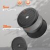 FEIERDUN DS2 Adjustable Dumbbells, 20/30/40/45/70/90lbs Free Weight Set with Connector, 5 in1 Dumbbells Set Used as Barbell, Kettlebells, Push up Stand, Weight Plate, Fitness Exercises for Home Gym Suitable Men/Women