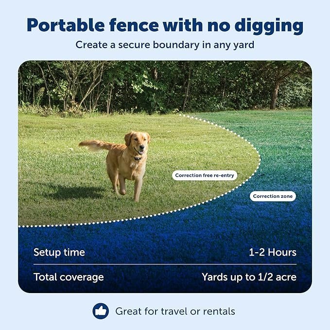 81tMTYQRyL._AC_SX679_.jpg PetSafe Wireless Pet Containment System – Original Wireless Electric Fence for Dogs – Covers Up to 1/2 Acre – for Pets 8lb+