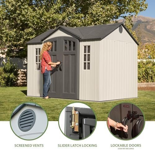 B07ZGBPWV2-1-1756086014391.jpg Lifetime 60243 10 x 8 Ft. Outdoor Storage Shed