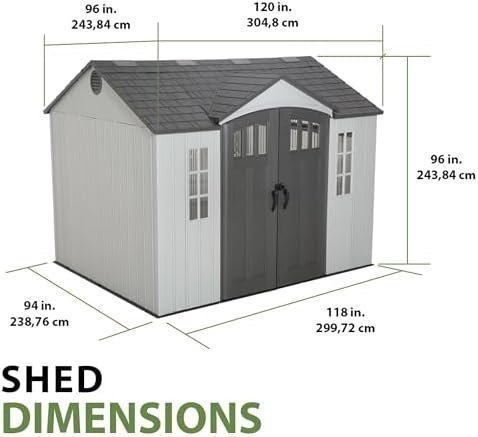 B07ZGBPWV2-4-1756086014391.jpg Lifetime 60243 10 x 8 Ft. Outdoor Storage Shed